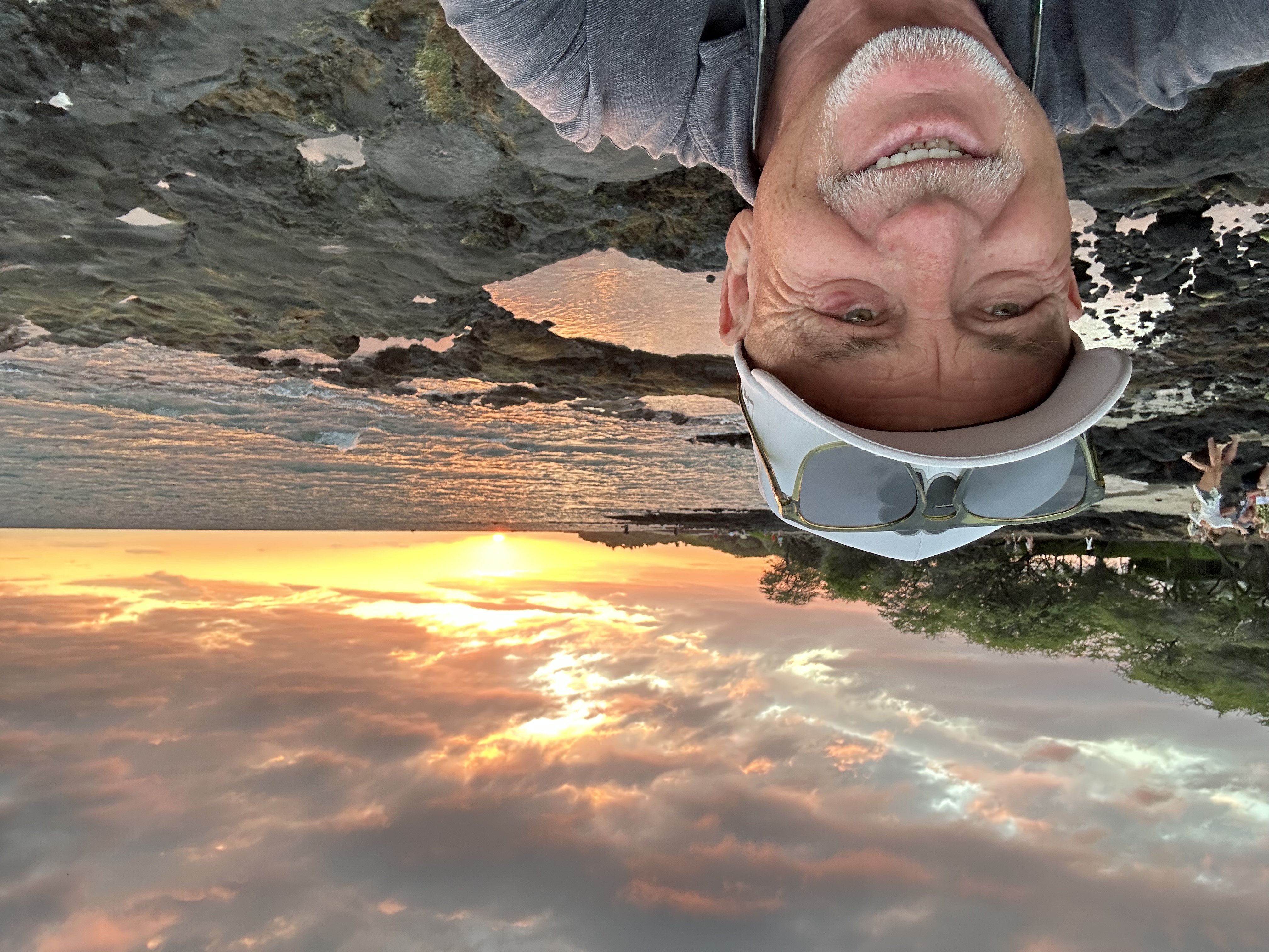 Brent at sunset on the coast