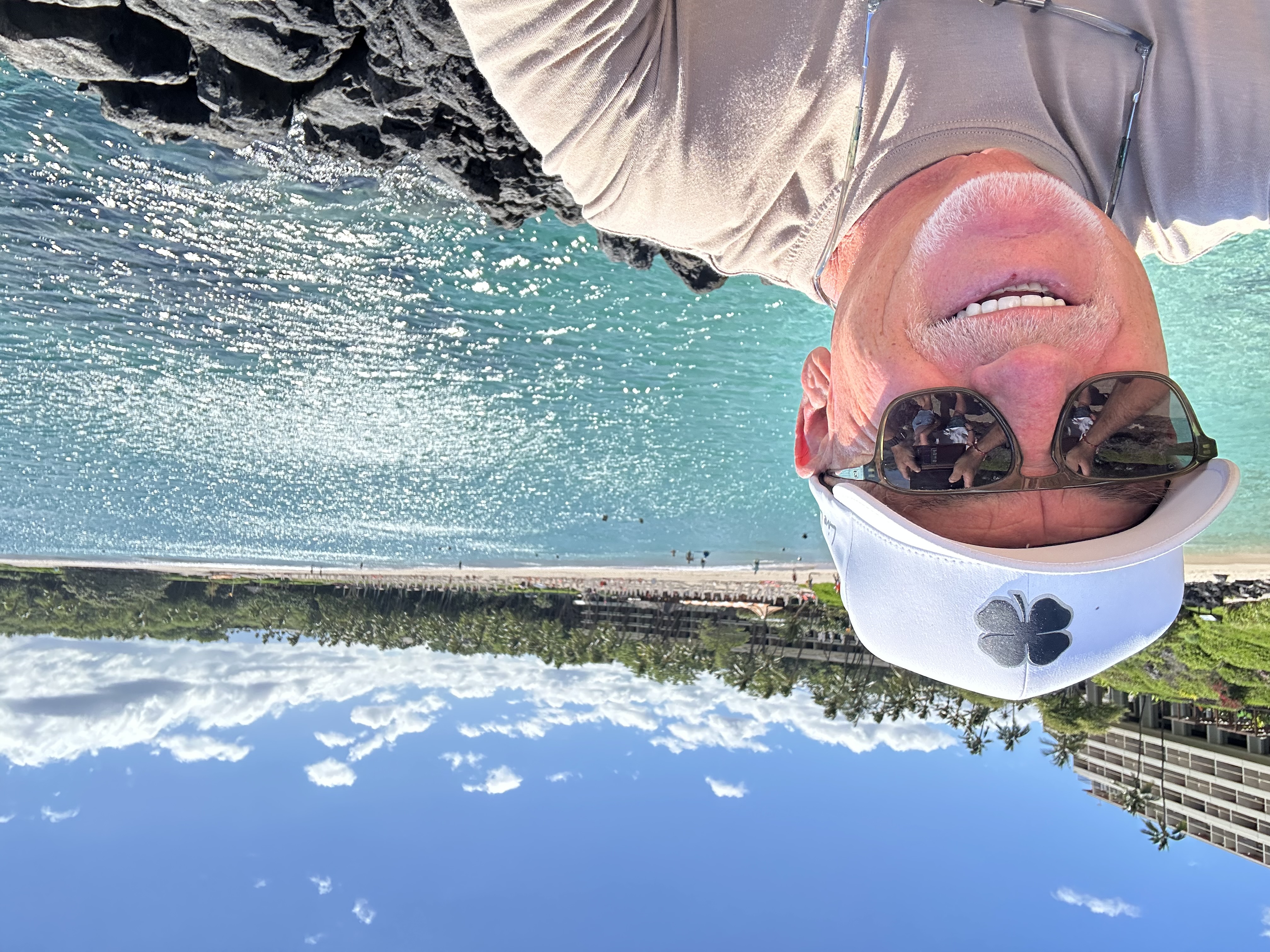 Brent at a Hawaiian bay